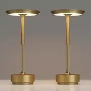 2 Pack Rechargeable Cordless Table Lamps, Portable 5000mAh Battery Table Ligh...
