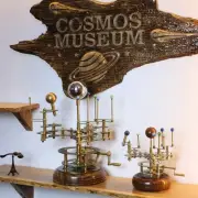 Orrery Models Set of 2, 17" and 11" Celestial Model Fully Functional Polished