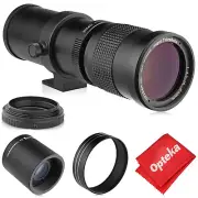 Opteka 420-1600mm Telephoto Lens for Panasonic Lumix M43 DMC-G5 GH3 GF6 G6 GX7