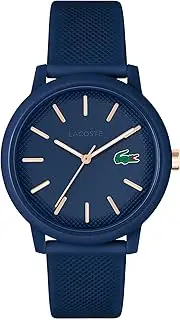 [Lacoste] 2011234 12.12 Blue Silicone Men's Watch, Blue Dial