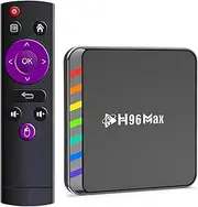 Android 11.0 TV Box 2025, LEFFOT W2 4K Ultra HD Set-top Box, 2GB RAM + 16GB ROM, Smart TV Box with HDR10+, 2.4G & 5G WiFi 6, 100M Ethernet, BT 5.0, Amlogic S905W2 Quad-Core A35