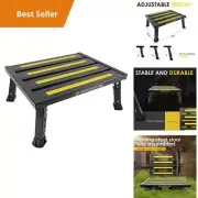 Portable RV Step Stool Folding Adjustable 3 Level Anti Slip Non Slip Heavy Duty