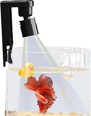 Clip On Aquarium Light - USB Aquarium Spotlight Small Fish Light | Fish Tank Accessories Waterproof Lampshade, Moving Lamp USB Fish Tank Light, Small Aquarium Headlight for Terrarium