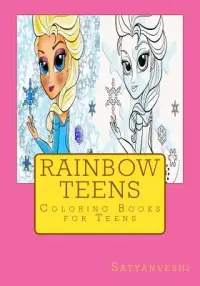 在飛比找博客來優惠-Coloring Book for Teens: Rainb