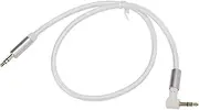 Audio Extension Cable, 3.5mm Male to Male Extension Sound Cable with 90 Degree Right Angle Plug, Stereo Sound Extension Cord for Headphone Tablet Speaker (1M)