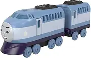 Fisher-Price Thomas & Friends die-cast Push-Along Kenji Toy Train Engine for Preschool Kids Ages 3+