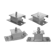 Front + Rear Engine Mount Kit for Nissan Patrol MQ 3.3 4.0L 6Cyl SD33 P I6 P40