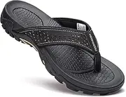 [DOLLERGO] Mens Sport Flip Flops Comfort Casual Thong Sandals Outdoor