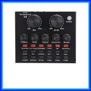 Vbestlife V8 Live Sound Card Bluetooth Voice Changer Karaoke Sound Card for