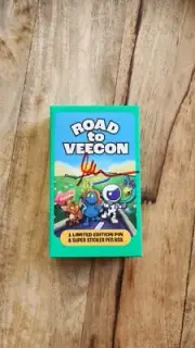 Gary Vee Signed Road to Veecon Supersticker And Pin Box