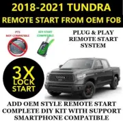 Plug & Play Remote Start 2020 TOYOTA TUNDRA Key Start 3X LOCK