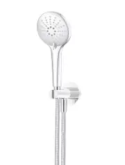 Meir Round Three Function Hand Shower on Fixed Bracket - Polished Chrome