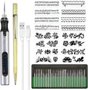 Rechargeable Cordless Electric Micro Engraver Pen Mini DIY Engraving Tool Kit.