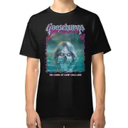 R.L. Stine Goosebumps Nightmare Halloween Camp Lake Horror T-shirt