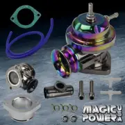 Neochrome Type RS Blow Off Valve Black + 2.5" Aluminum Flange Pipe For Nissan