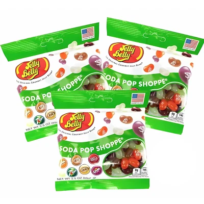 Soda Pop Shoppe Jelly Belly Jelly Beans (3 Bags)