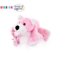 在飛比找PChome24h購物優惠-Snuggle史納哥安撫絨毛玩偶娃娃奶嘴夾-小粉熊