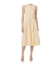 draped midi dress IT42 lemonade