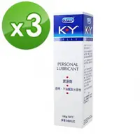 在飛比找PChome24h購物優惠-【Durex杜蕾斯】KY潤滑劑 100gx3入