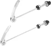 BESPORTBLE 2pcs Easy Install Bike Quick Release Skewers Extended Hub Axles for Front Rear Wheel Mount Lever