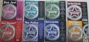 8 KARAOKE CD+G DISCS 1980'S AEROSMITH,POLICE,BON JOVI,BILLY IDOL set lot