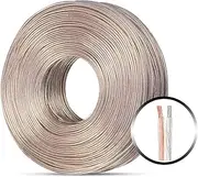 328 Ft 14 Gauge Electrical Wire 14AWG Landscape Lighting Cable Flexible Transparent PVC Sheath is Suitable for Medical Equipment Lighting System Etc