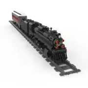 MOC Track Raliway Polar Express Train Building Blocks Set Town Vehicle