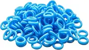 200 Pieces Rubber O-Ring Switch Dampeners Keycap White for Cherry MX Key Switch Keyboards (Blue)