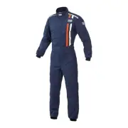 New Men OMP Blue Go Kart Race Suit CIK FIA Level 2 Approved with free gifts