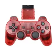 Wireless Vibrating Gamepad for Sony ps2 Gaming Controller for Playstation 2 Joystick for PC Joypad USB Game Controler Red