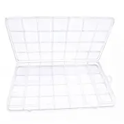 28 Grids Plastic Bead Organizer Box, Organizer Container Storage Box,