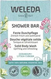 Weleda Shower Bar Geranium & Litsea Cubeba 75g