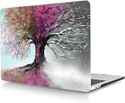 Compatible with New MacBook Pro 16 inch Case with Liquid Retina XDR Display & Touch ID 2021 Release Model A2485 M1, Plastic Protective Matt Durable Hard Shell Case Cover, Colorful Tree