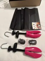 NWT Eachwahy 2 Shoe Stretcher Shoe Tree Adjustable Length Width - Pink