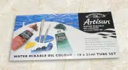 Winsor & Newton Artisan Water Mixable Oil Colour 10 X 21mL Pack of Assorted New