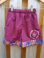 CMXI PRODUCTIONS - Kids Sport Short Maroon and Aboriginal Print