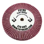 320 Grit 6" Flap Wheel | Abrasive Sanding Polishing Drum Buffing Bench Grinder