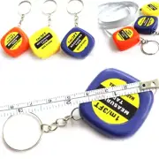 1Pc Mini keychain key ring easy retractable tape measure pull ruler HgTEUSO-AYPW
