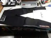 Dive & Sail Medium Wet Suit Pants NOS Black