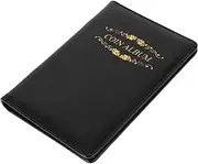HOODANCOS Coin Collection Holder Coin Organizer Album with PU Cover for Collectors Book and Elegant for Adults
