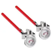 2 Pack Instant Read Pocket Milk Frothing Thermometer with1 inch Dial 5 inch P...