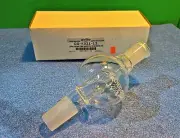 CHEMGLASS 24/40 29/42 250mL Glass Rotary Evaporator Bump Trap Adapter CG-1321-12
