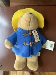 VINTAGE 1975 PADDINGTON BEAR EDEN TOYS TEDDY BEAR PLUSH DOLL NWT Yellow HAT 18"