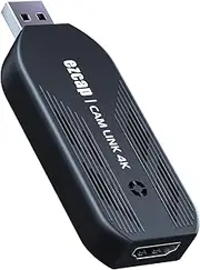 Cam Link 4K – 4K30/1080p120 Camera Capture Card for Streaming & Recording via DSLR, Camcorder, Action Cam – Low Latency for Live Streaming, Video Conferencing, Gaming on OBS, Zoom, Windows & Mac