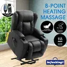 Leather Electric Massage Chair Recliner Sofa Lounge Heated Massage Lift Chair