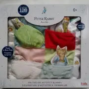 KIDS PREFERRED Beatrix Potter Peter Rabbit On The Go Activity Blanky Toy Easter