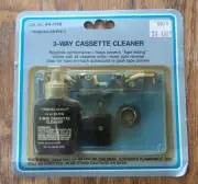 New Vtg Realistic 3-Way Cleaning Cassette 44-1116 Audio Tape Deck Cleaner NOS