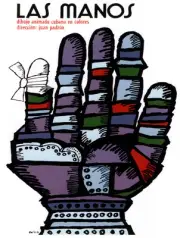 20x30"Decoration CANVAS.Interior design art.Las manos.Finger cut hand.6363