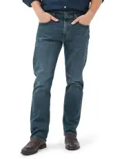 [Rodd & Gunn] Winton Relaxed Fit Italian Denim Regular Leg Jeans in Mid Blue