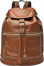 [FOSSIL] Men's Brown Leather Fletcher Rucksack